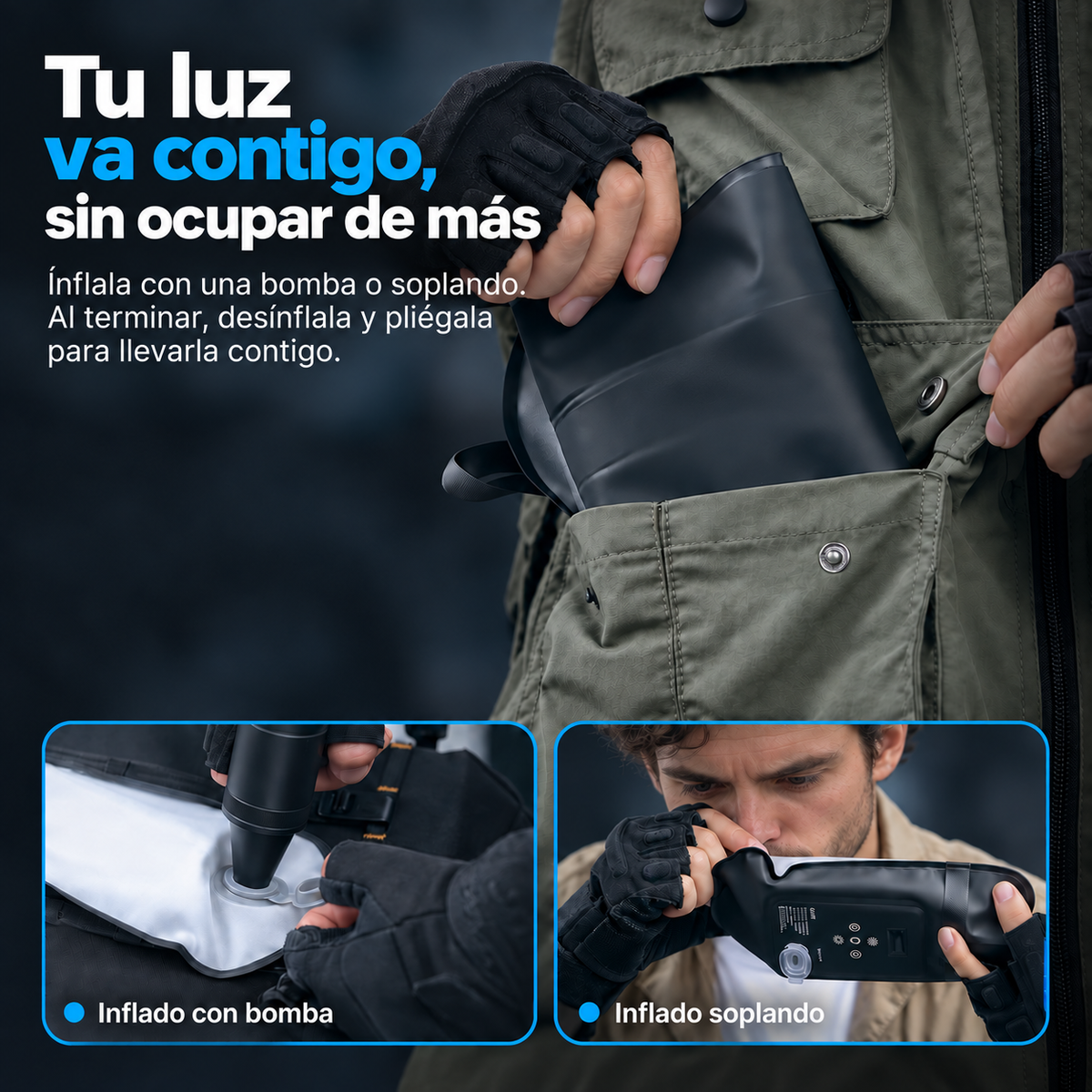 Lámpara De Aire Plegable Portátil Zen®