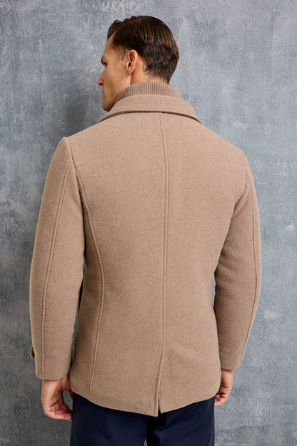 LAUTARO | ABRIGO CAMEL CLASICO