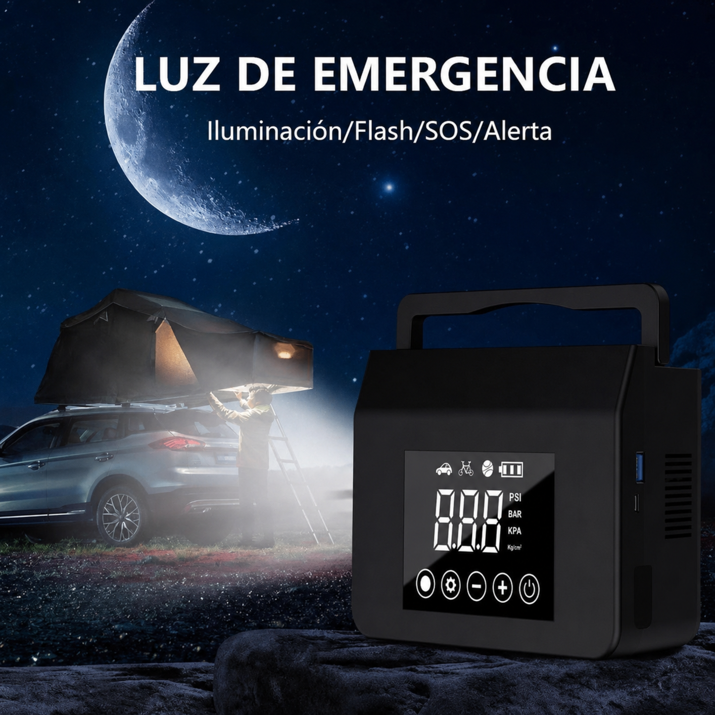 Arrancador de Emergencia 4 en 1 Zen®