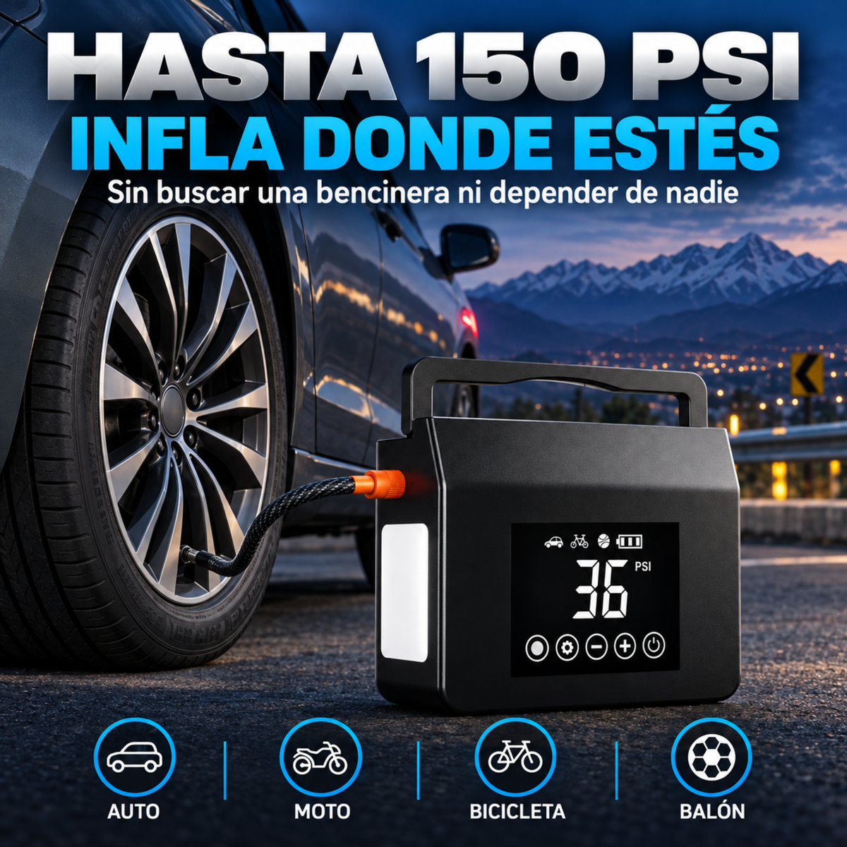 Arrancador de Emergencia 4 en 1 Zen®