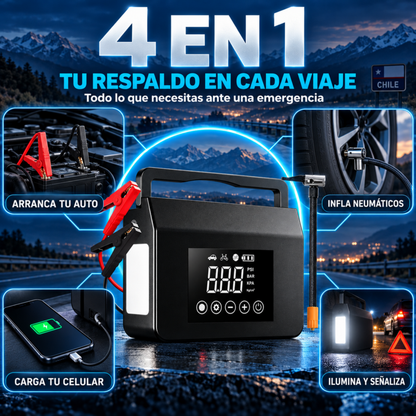 Arrancador de Emergencia 4 en 1 Zen®