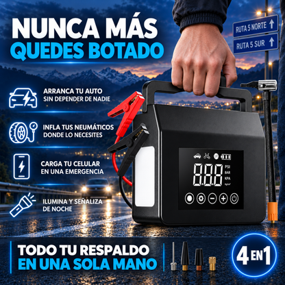 Arrancador de Emergencia 4 en 1 Zen®