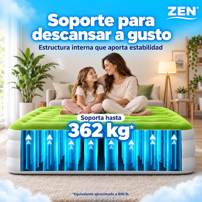 Cama inflable con bomba integrada Zen®