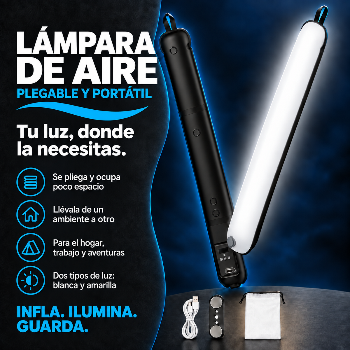 Lámpara De Aire Plegable Portátil Zen®