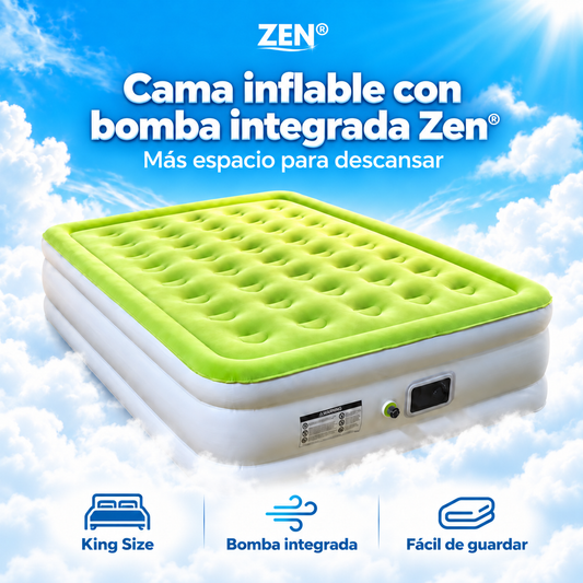 Cama inflable con bomba integrada Zen®