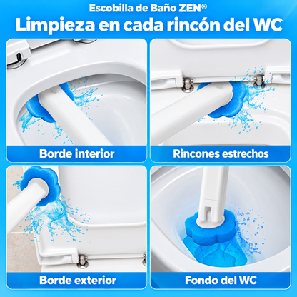 Escobilla de Baño con Cabezales Desechables Zen®