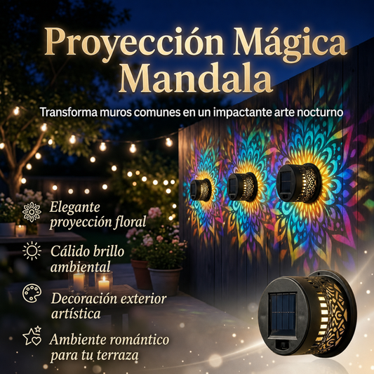 Mandala Solar Zen® 3.0 | Transforma tus Muros en Arte de Luz