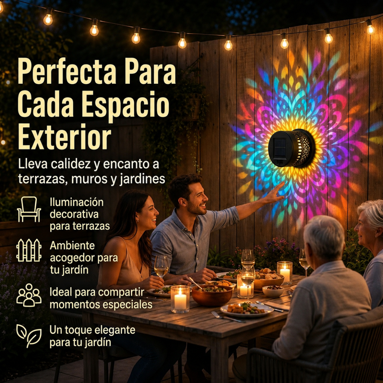 Mandala Solar Zen® 3.0 | Transforma tus Muros en Arte de Luz