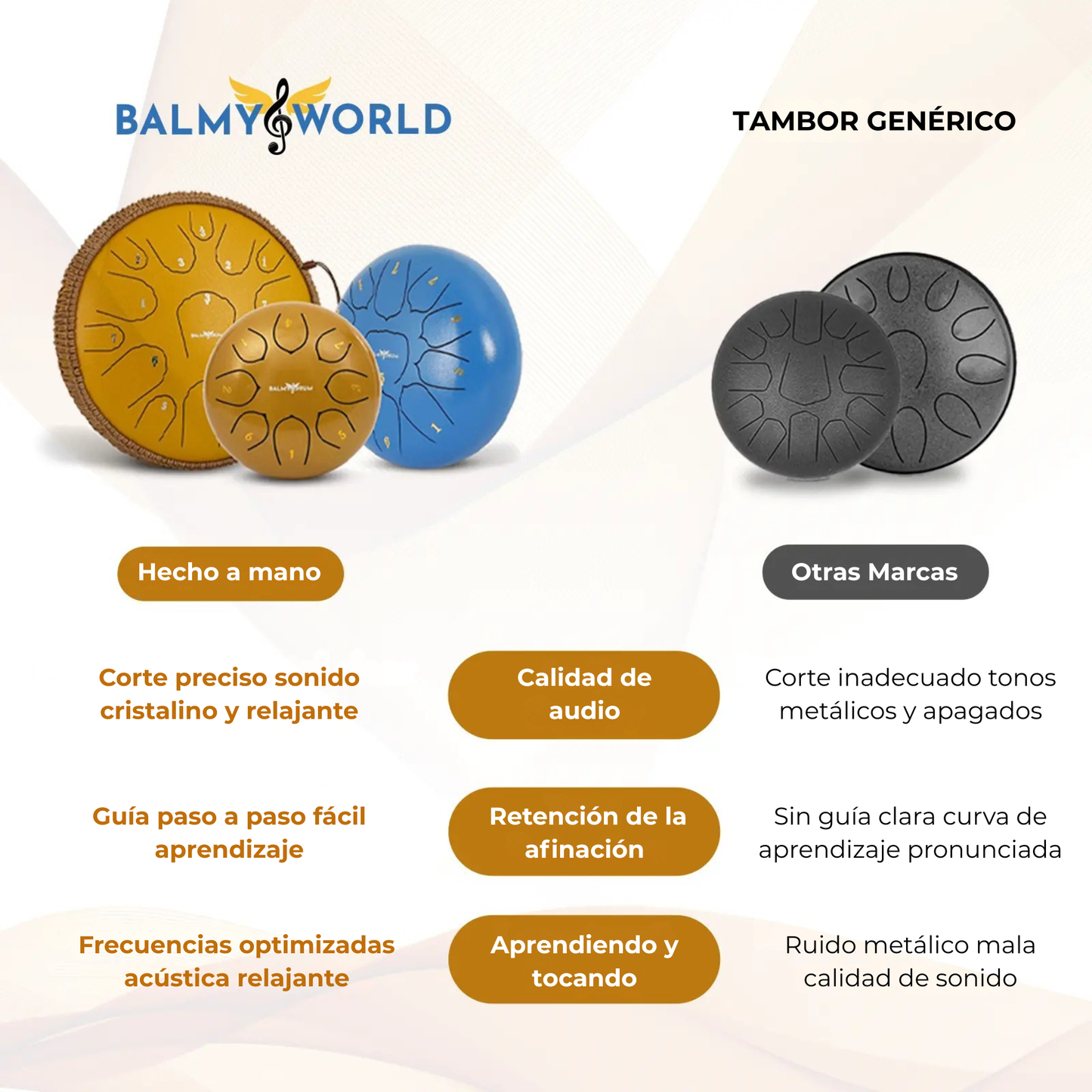Tambor Zen® Tambor terapéutico que calma la mente